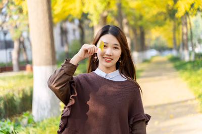 清华秋天的银杏